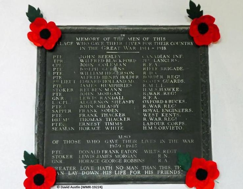 2.WW1 Plaque