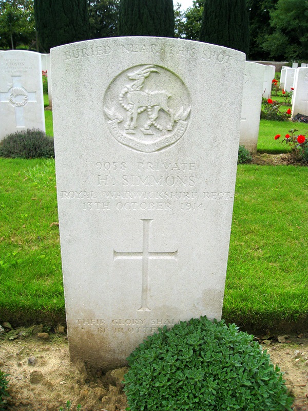 Grave for h simmons