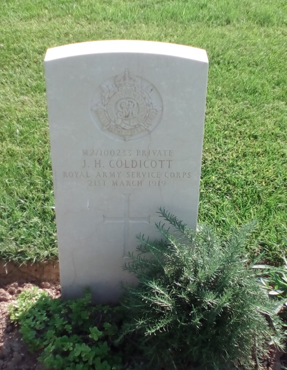 grave for j coldicott