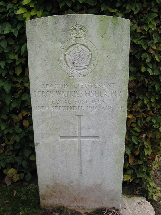Grave for PW Fisher DCM
