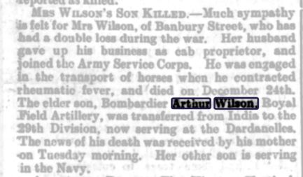 Arthur wilson