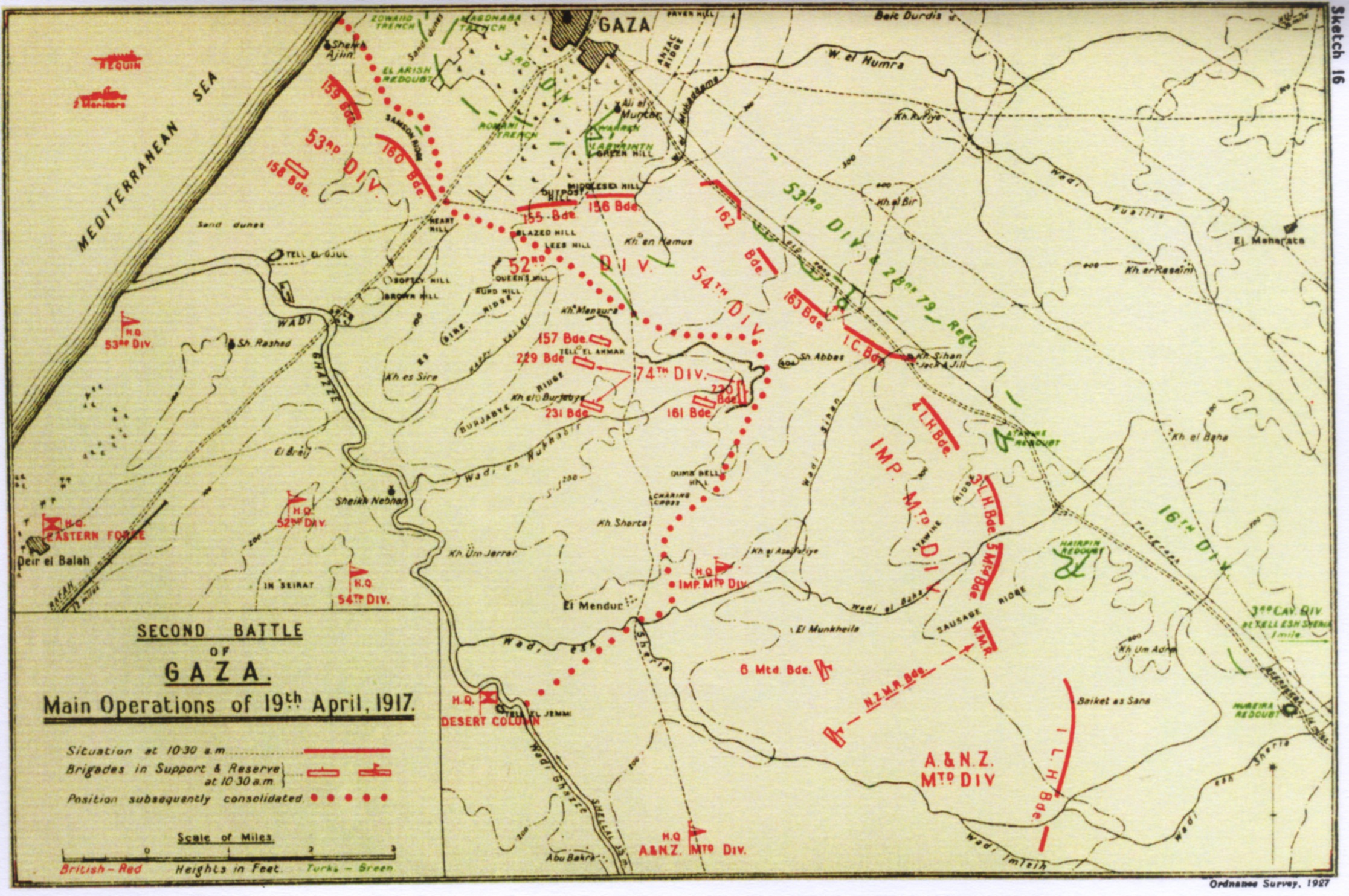 Gaza Battle Map