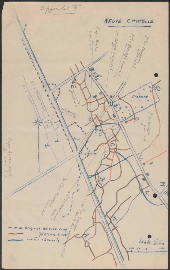 Neuve Chapelle Map