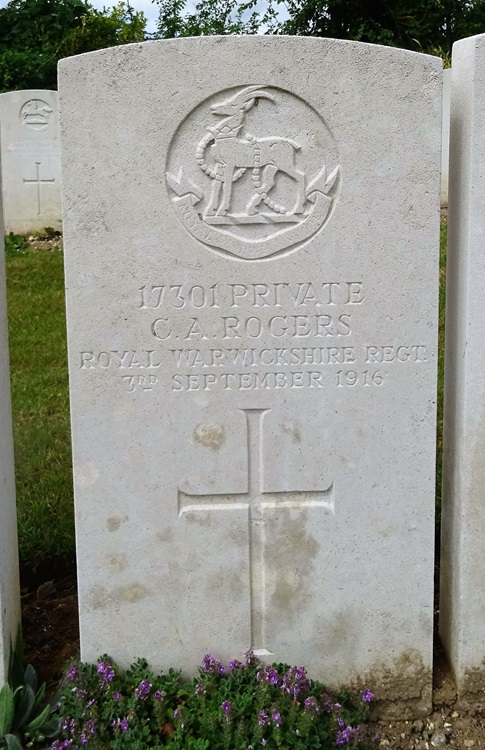 grave for ca rogers